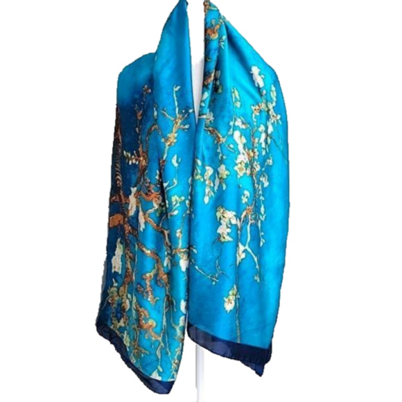 new no tags Accessories - Beatiful torquoise and navy blue long wrap.